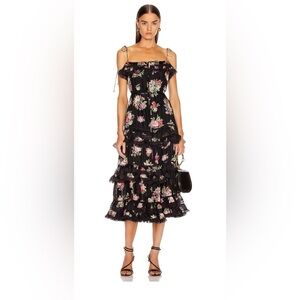Zimmermann Tiered Tie Dress